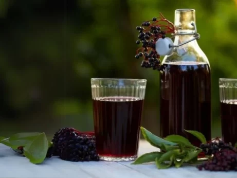 sirup černý bez bobule vitamíny zdraví